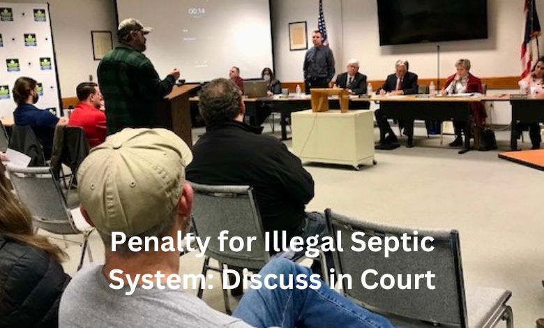 Penalty for Illegal Septic System